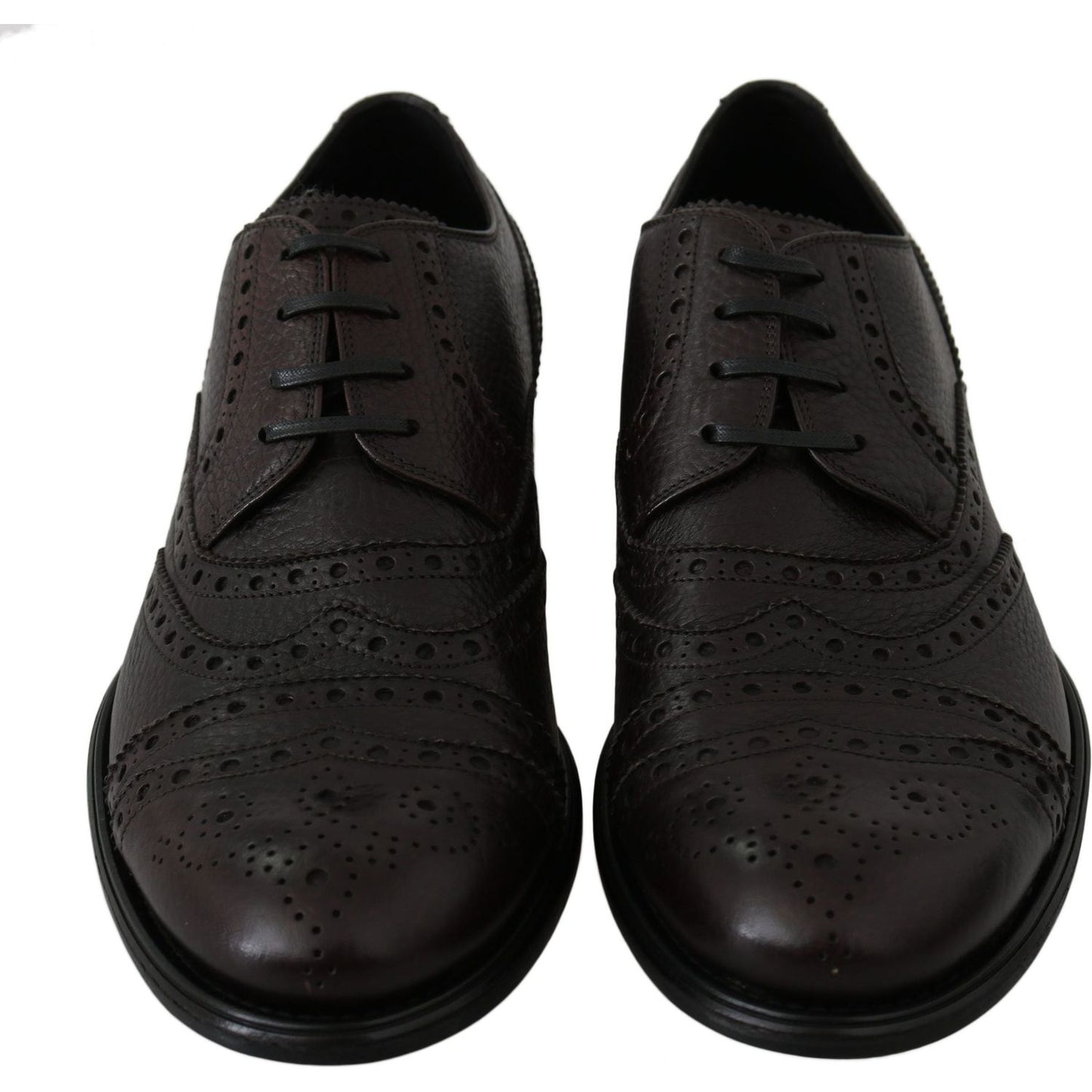 Elegant Mens Leather Derby Dress Shoes