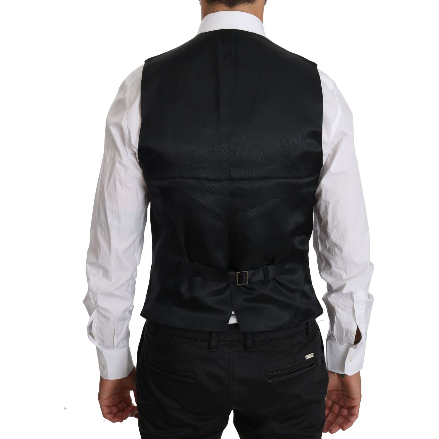 سترة رسمية أنيقة باللون الأزرق من دولتشي آند غابانا مصنوعة من مزيج الصوف