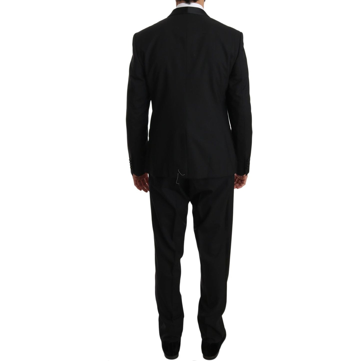 Elegant Black Slim Fit Martini Suit Set