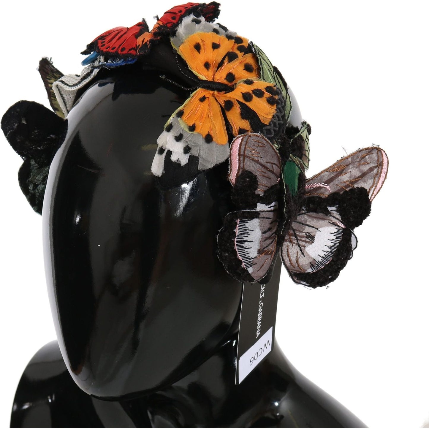 Dolce & Gabbana Tiara Floral Butterfly Sequin Diadem Headband Diadem