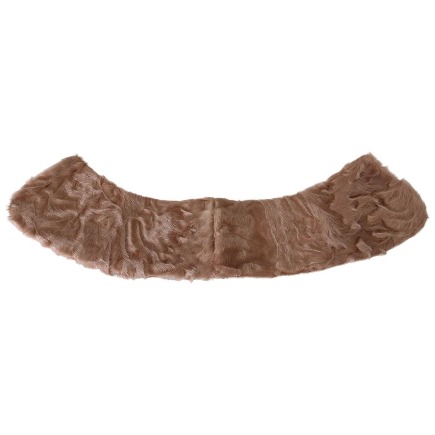 Elegant Beige Lambskin Scarf for Women