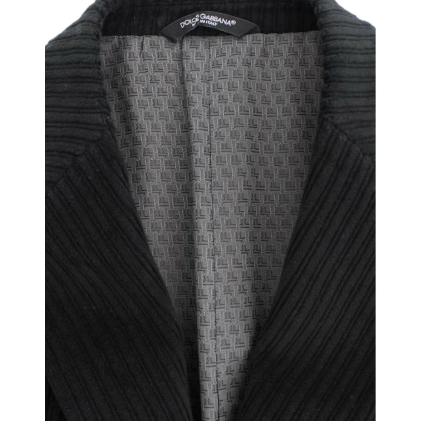 Dolce & Gabbana Elegant Black Martini Blazer Jacket black-manchester-martini-blazer