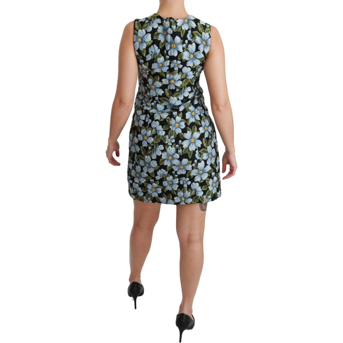 Elegant Floral Mini Shift Dress