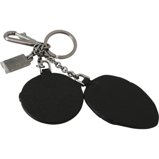 Stunning Multi-Tone Leather Keychain