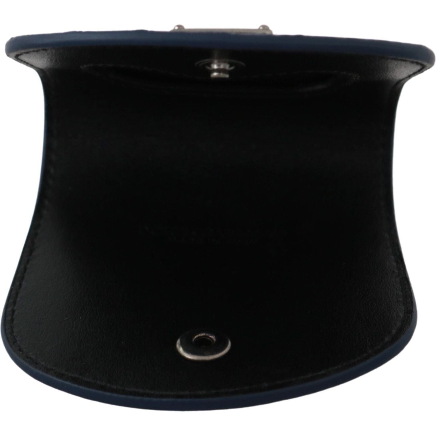 محفظة الواقي الذكري من جلد الكيمانو الأزرق الأنيق من دولتشي آند غابانا