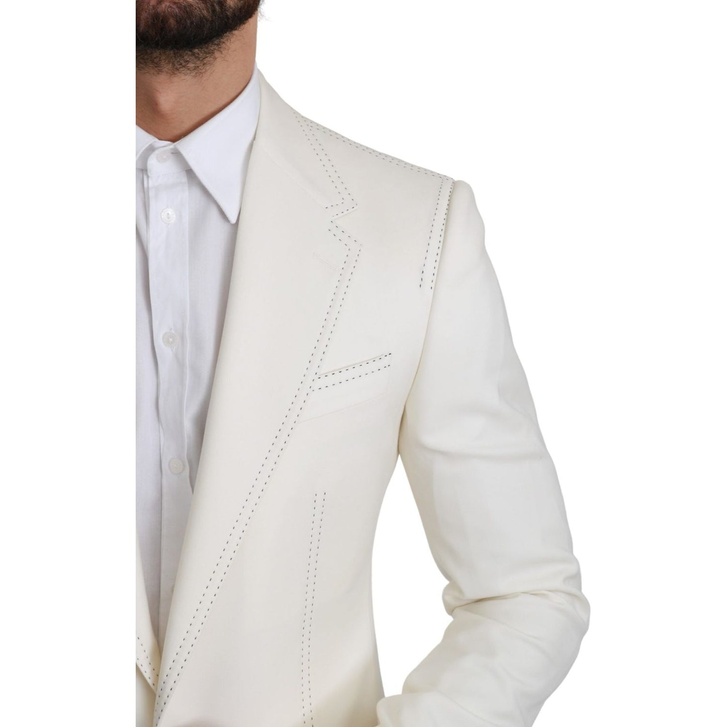 Elegant Slim Fit Virgin Wool Blazer