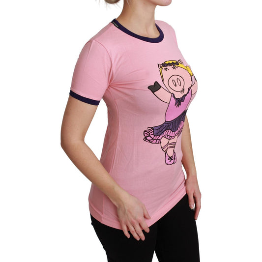 Pink Crewneck Year of the Pig T-Shirt