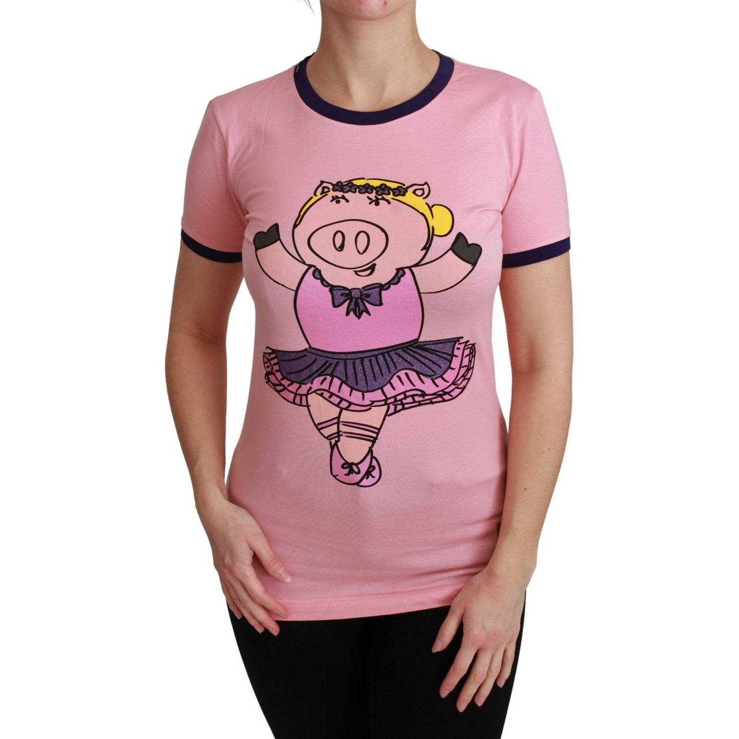 Pink Crewneck Year of the Pig T-Shirt