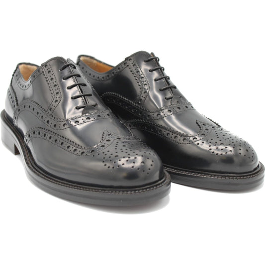 Elegant Black Calf Leather Formal Shoes