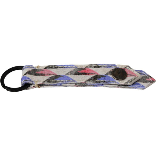 Chic Tri-Color Keychain Accessory