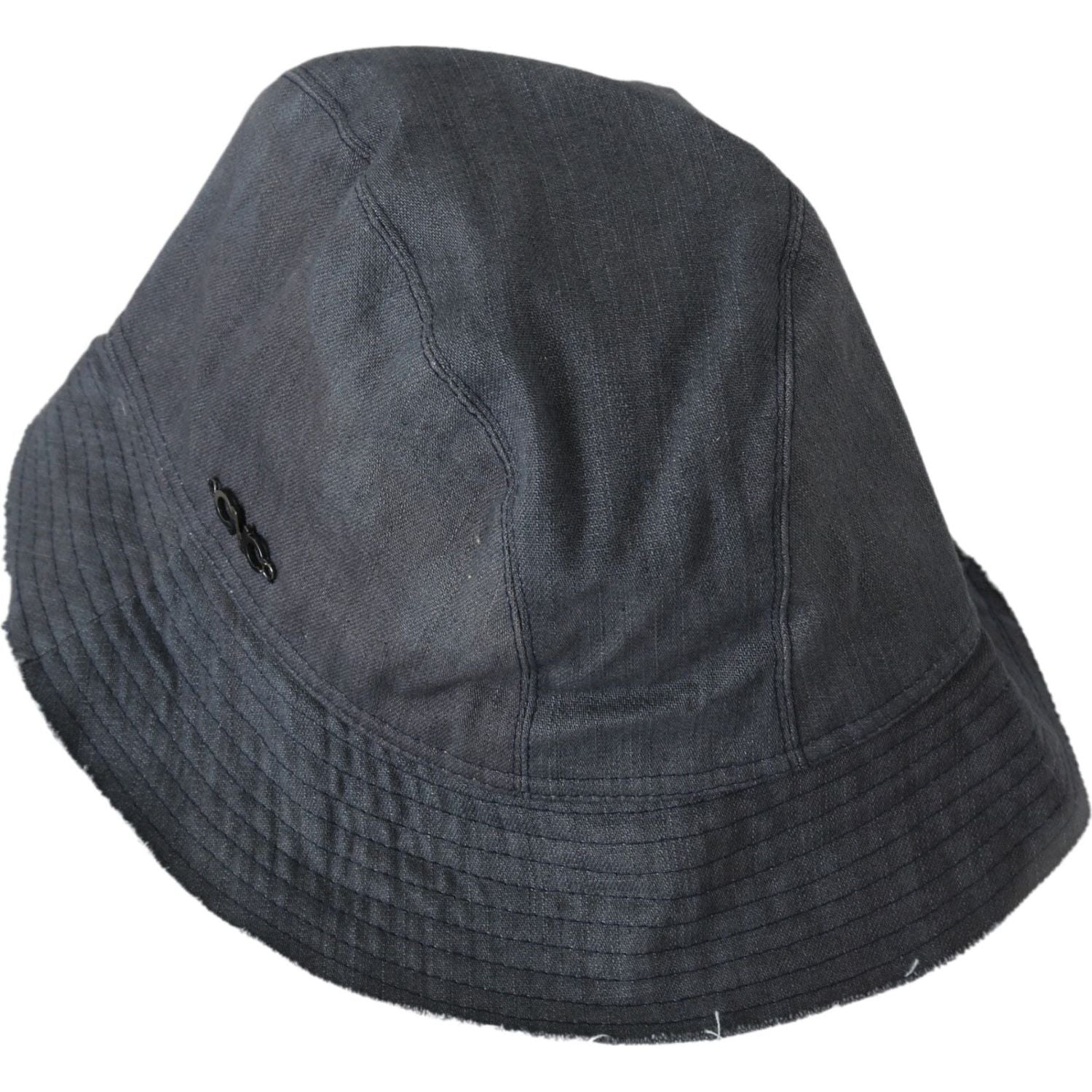 Costume National Black Washed Wide Brim Outdoor Bucket Hat