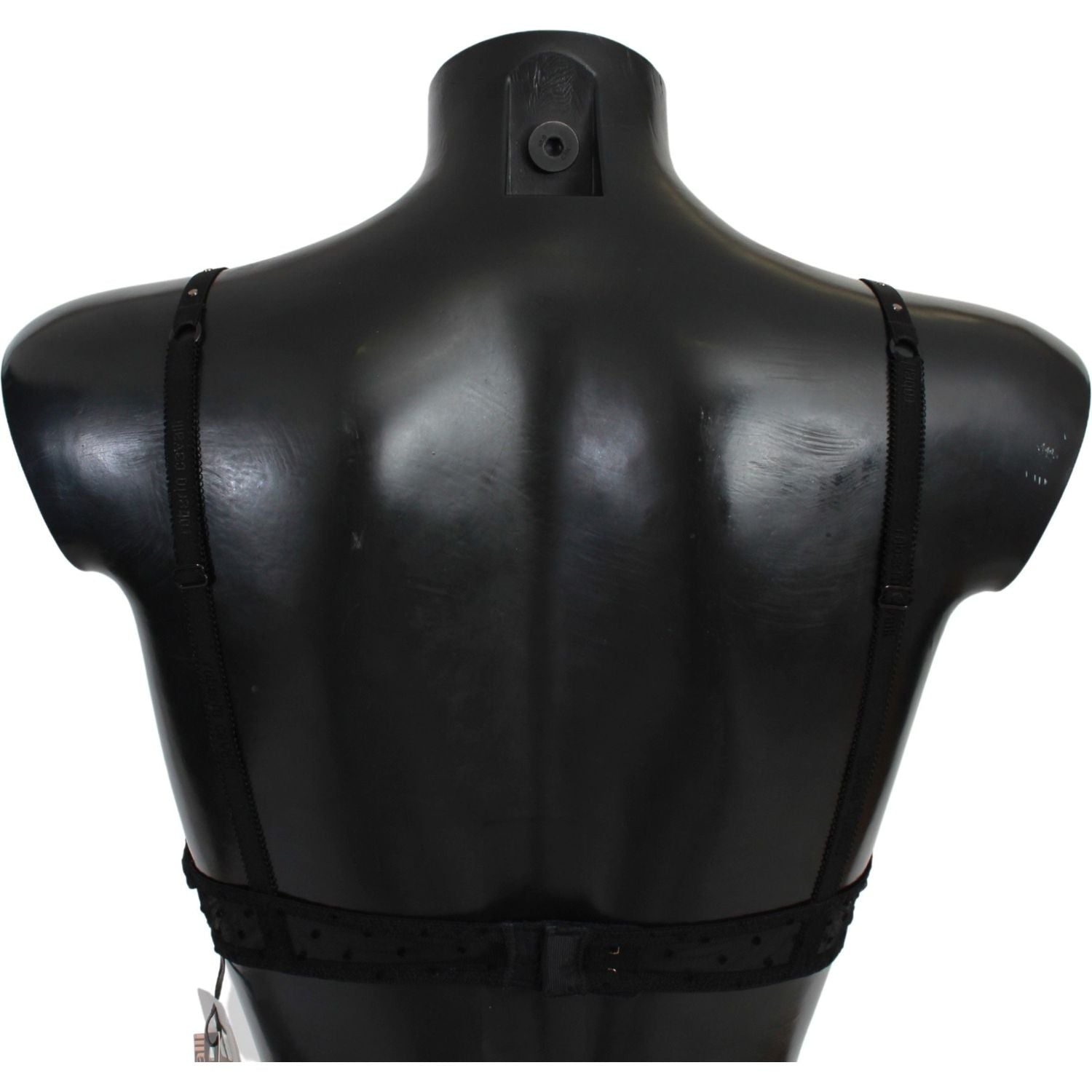 Roberto Cavalli Black Pink Lace Push Up Bra Underwear