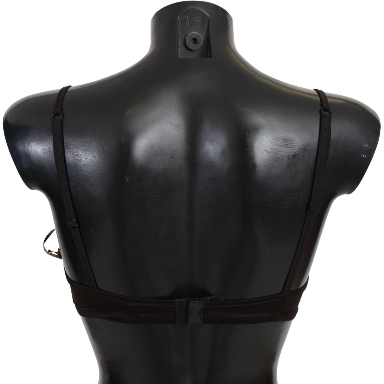 حمالة صدر Balconette بنية مطرزة من Ermanno Scervino