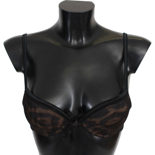 Sultry Leopard Push-Up Bra