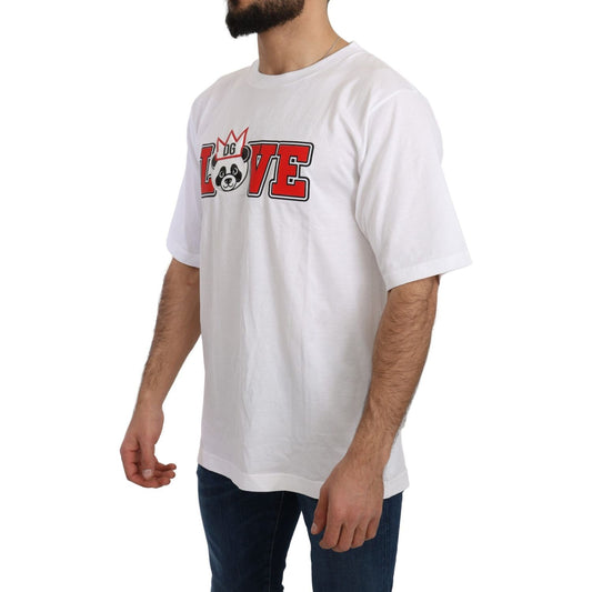 Panda Love Slim Fit Crewneck Tee