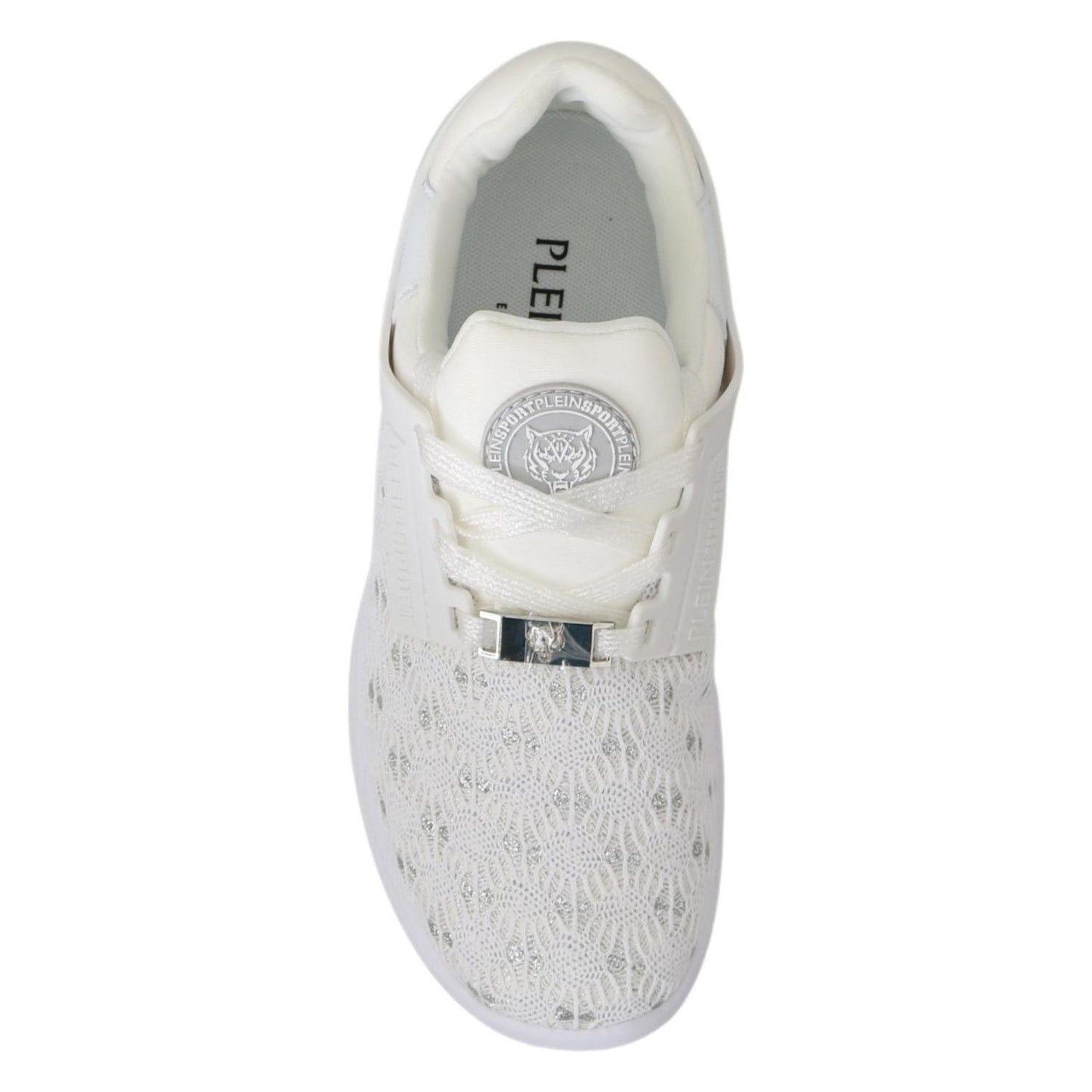 Philipp Plein White Polyester Casual Sneakers Shoes WOMAN SNEAKERS