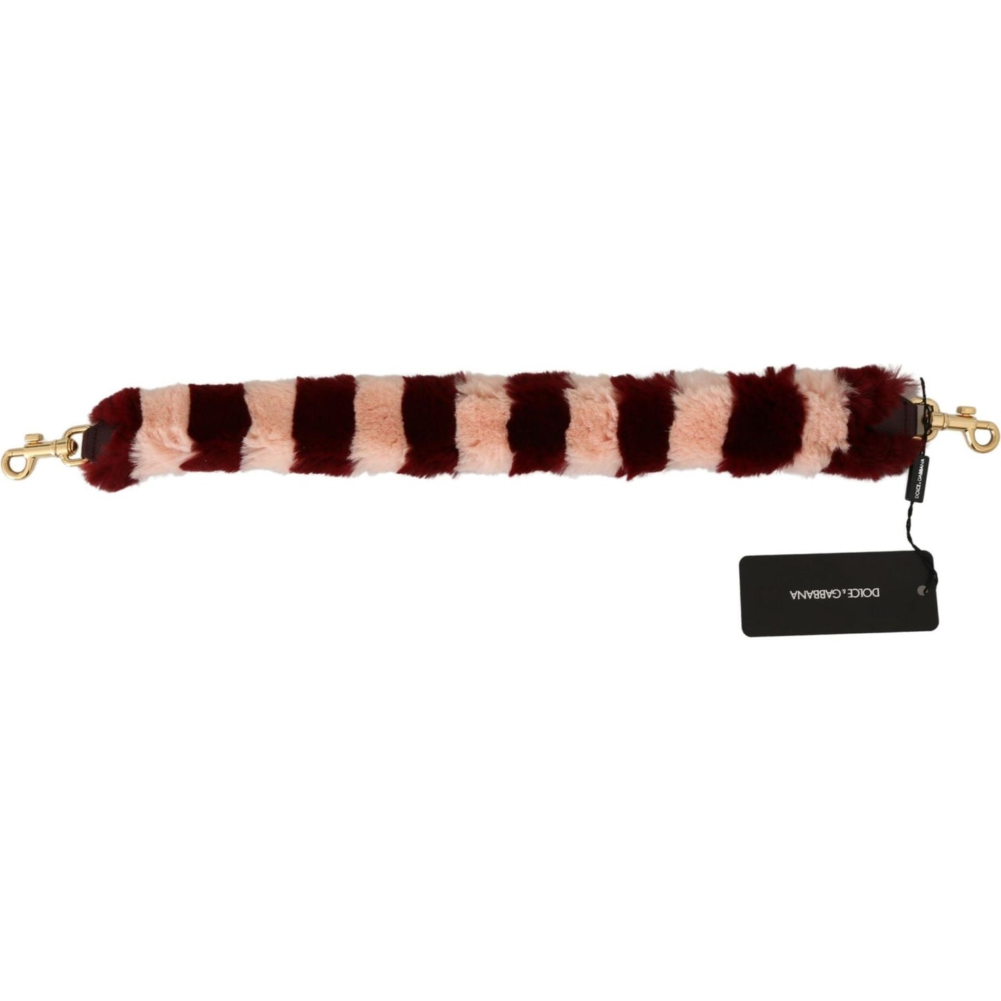 Bordeaux Pink Fur Shoulder Strap Luxury Accessory