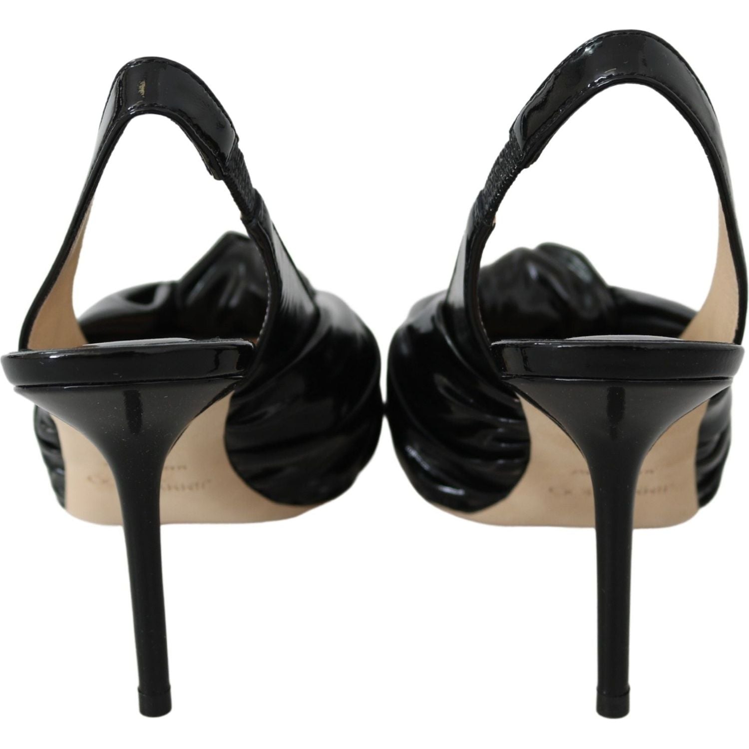 Jimmy Choo Black Patent Leather Annabell 85 Pumps