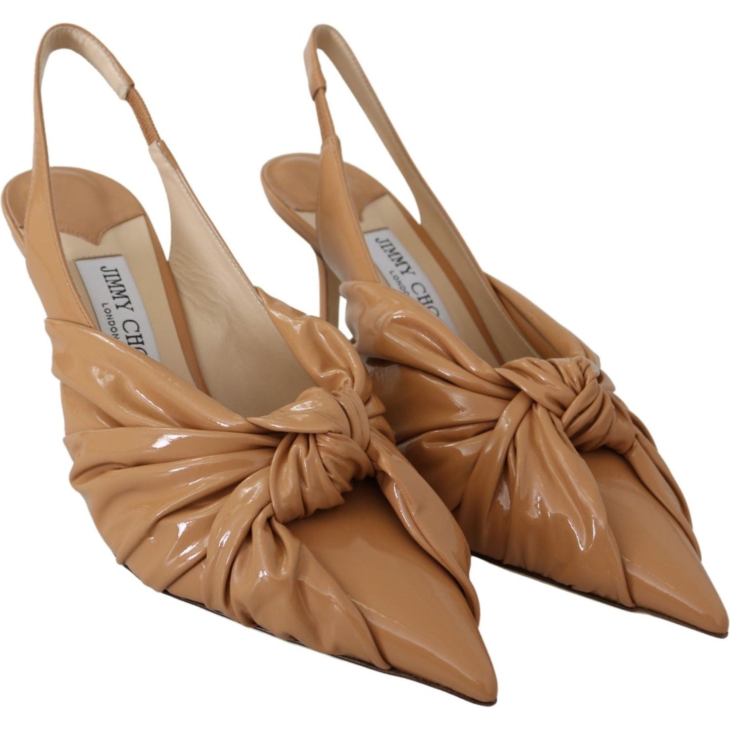 Elegant Pointed Toe Leather Pumps