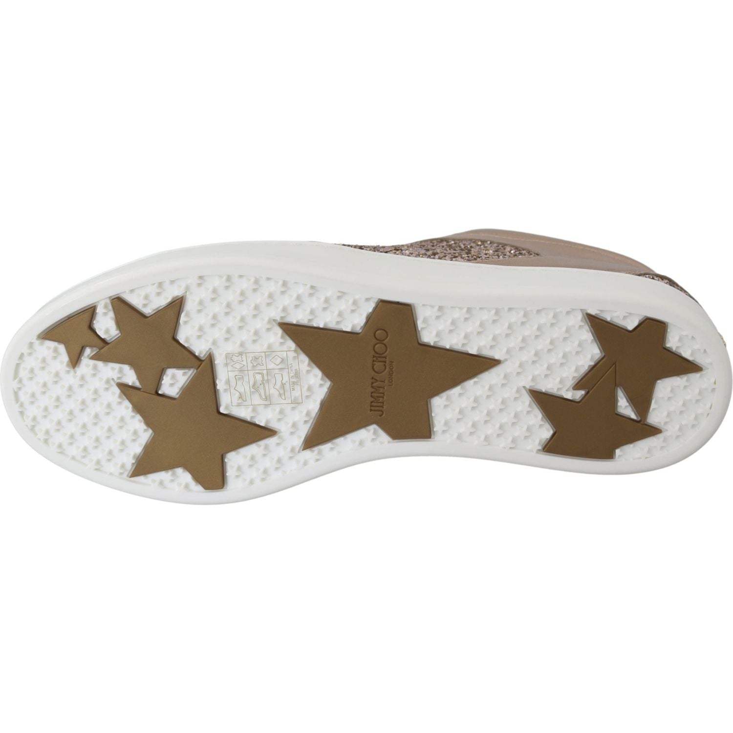 حذاء رياضي من الجلد اللامع باللون الوردي من Jimmy Choo Ballet