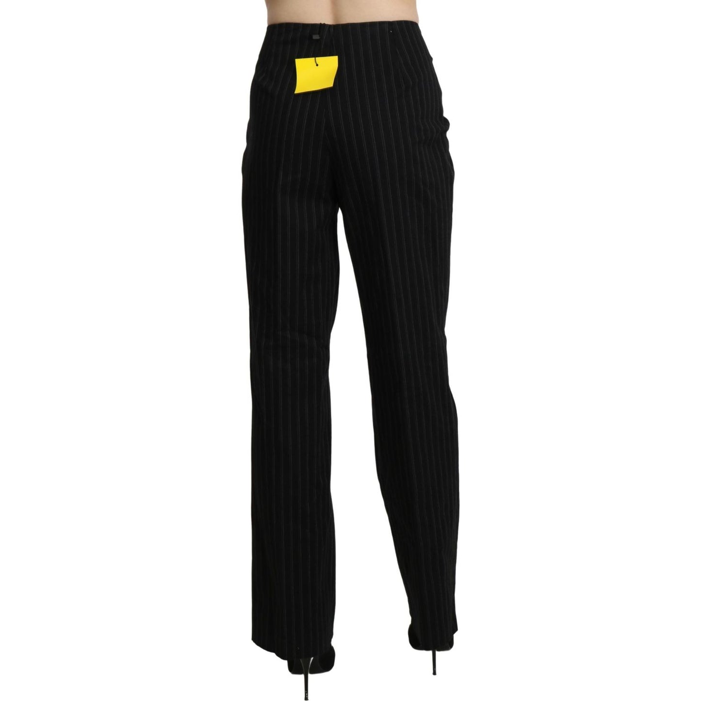 Elegant High Waist Black Pants