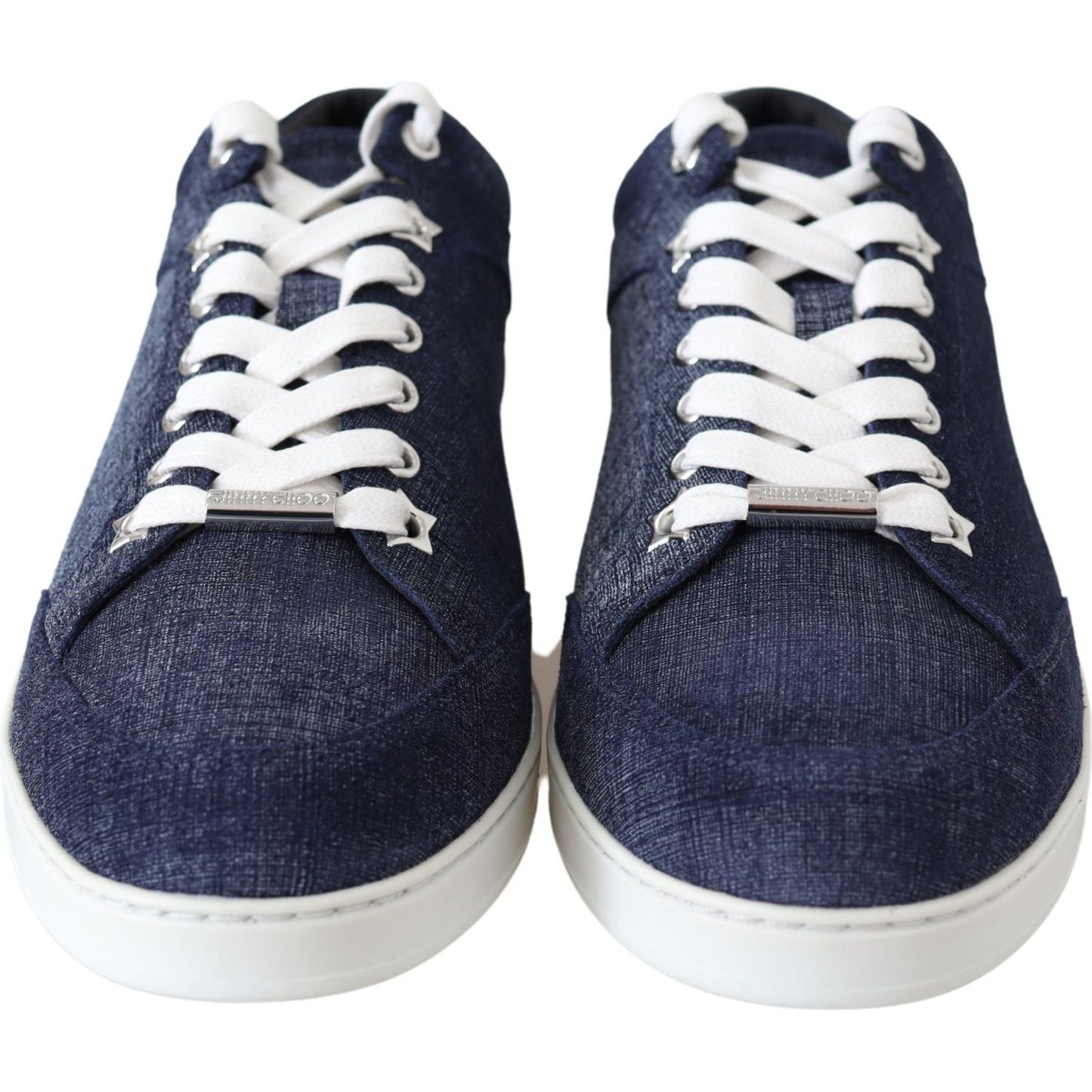 Chic Slip-On Blue Denim Suede Sneakers