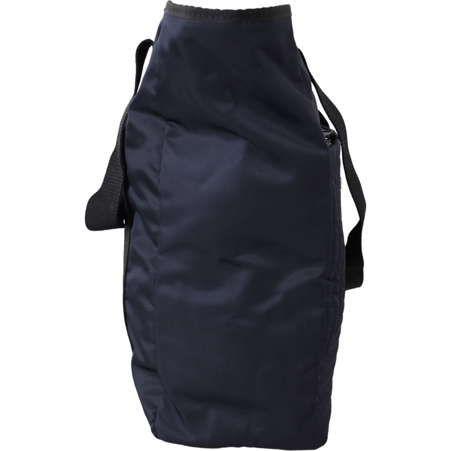 Elegant Blue Nylon Tote Bag