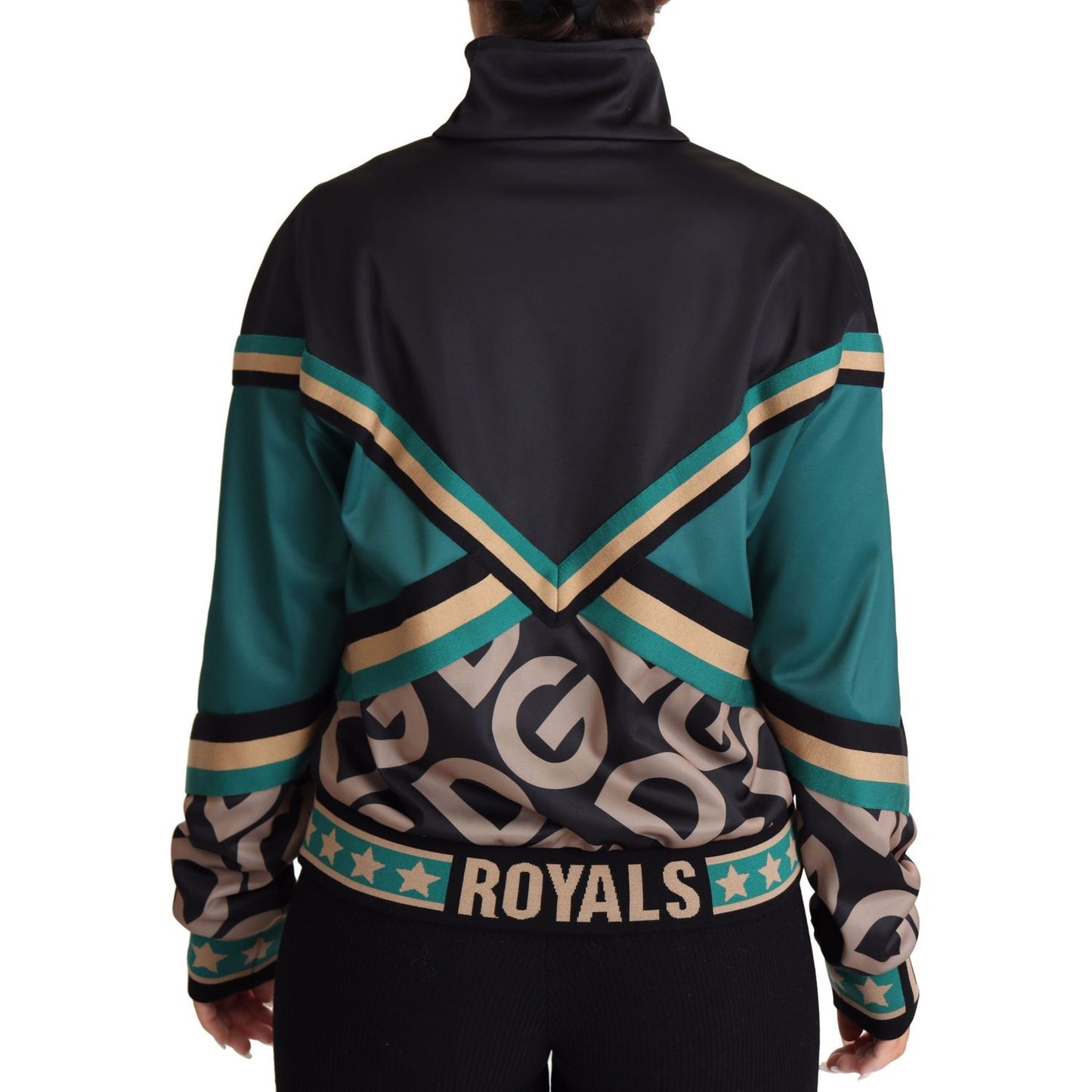 Chic Multicolor Track Jacket with Logo Mania