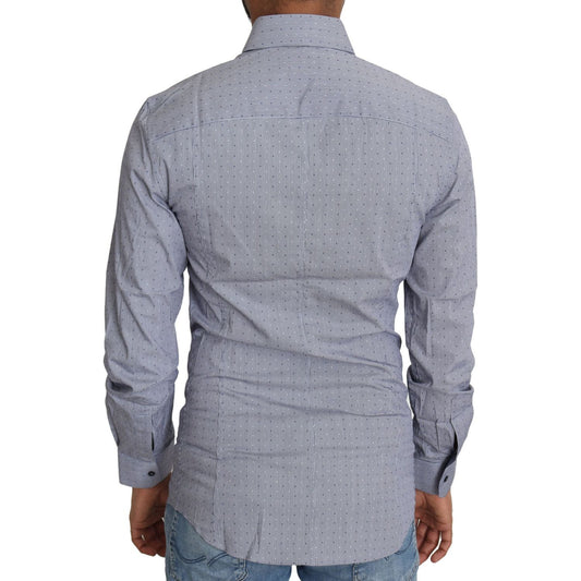 Sicilia Slim Fit Polka Dot Cotton Blend Shirt