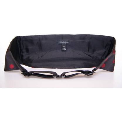 Dolce & Gabbana Black Waist Smoking Tuxedo Cummerbund Belt