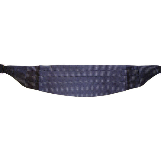 Elegant Silk Polka Dot Cummerbund