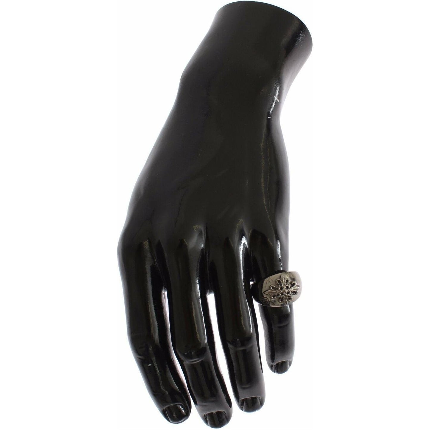 Nialaya Silver 925 Sterling Authentic Crest Ring Ring