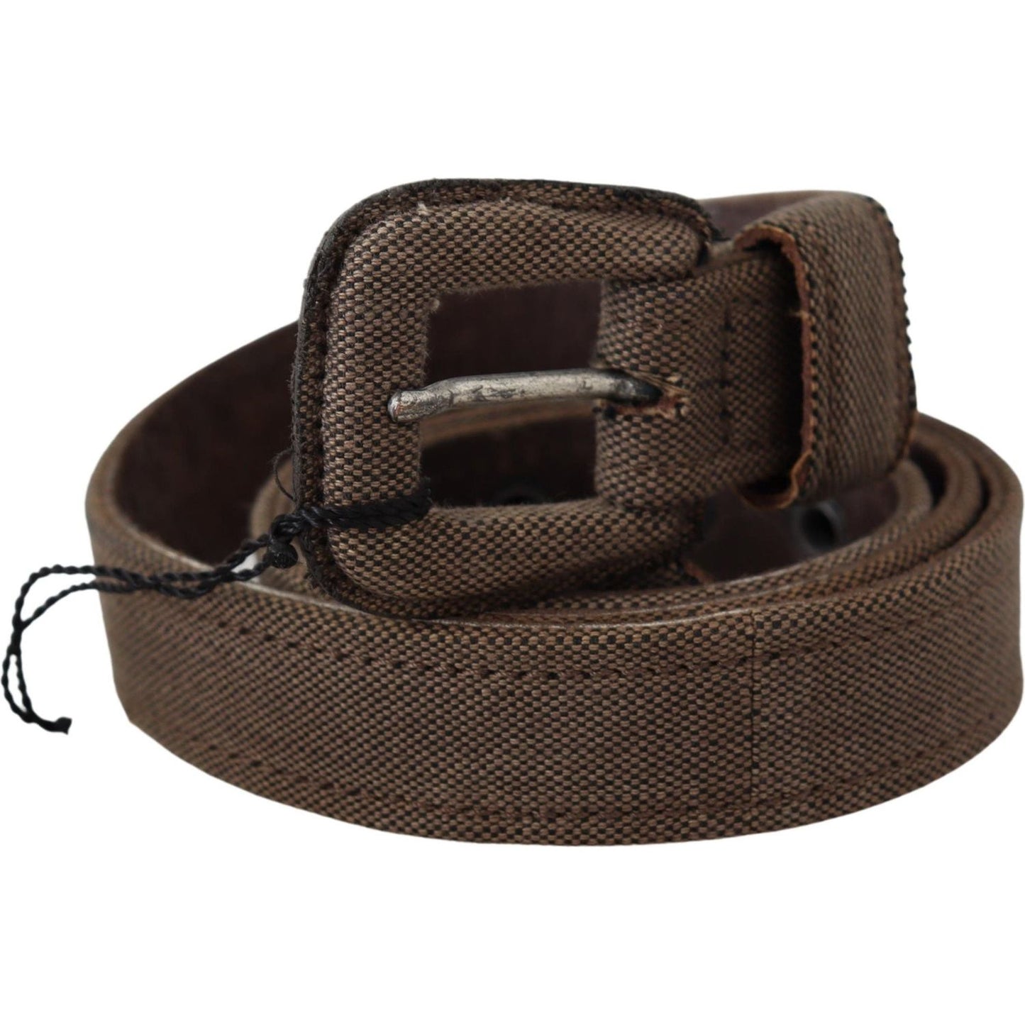 Elegant Brown Leather Waist Belt