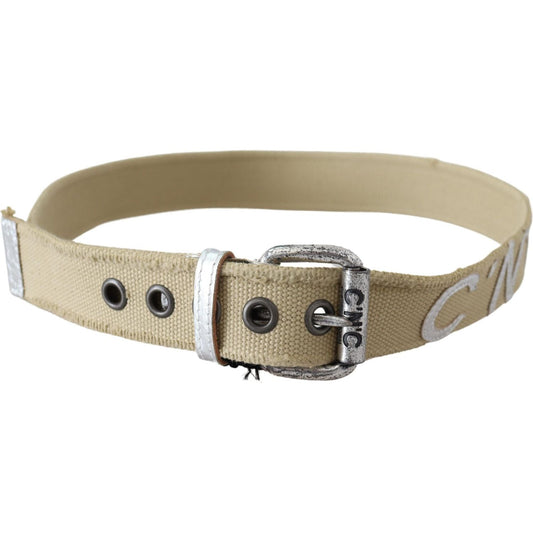 Elegant Beige Cotton Fashion Belt