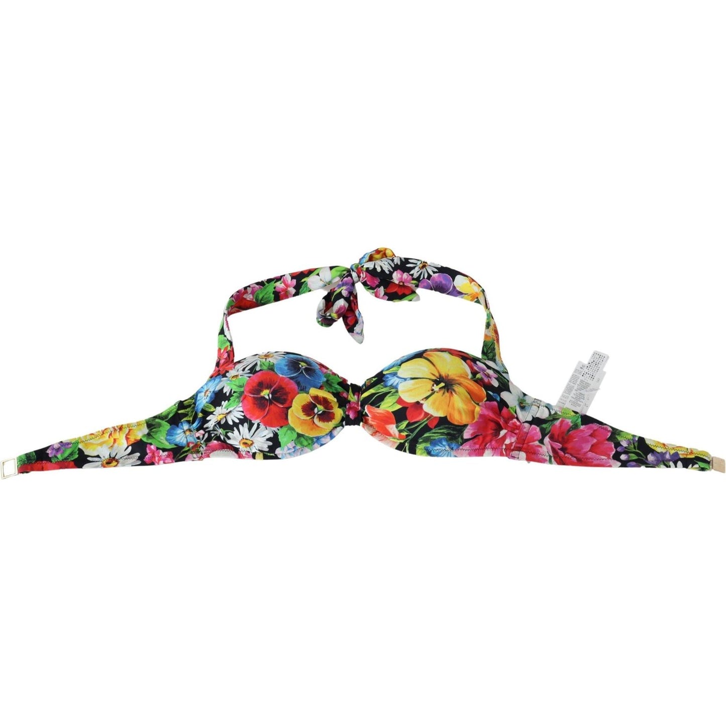 Floral Elegance High-End Bikini Top