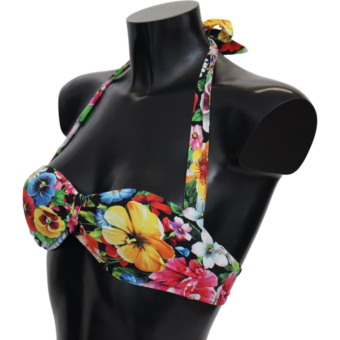 Floral Elegance High-End Bikini Top