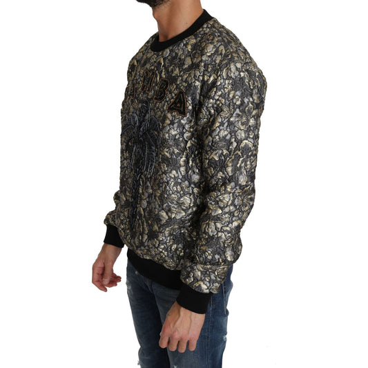 Samba Jacquard Palm Crewneck Sweater