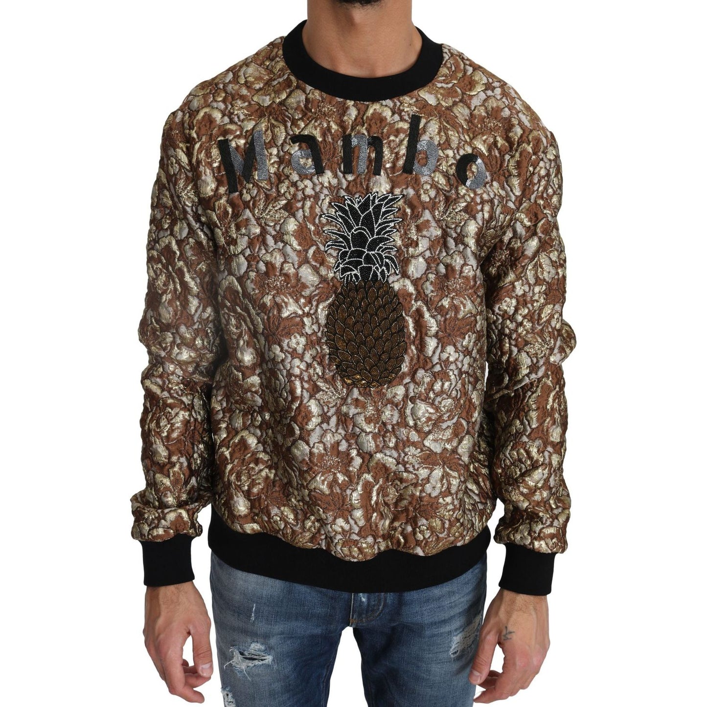 Opulent Multicolor Crewneck Sweater