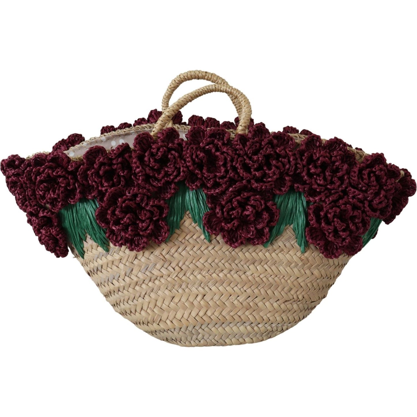 Chic Floral Straw Tote Elegance