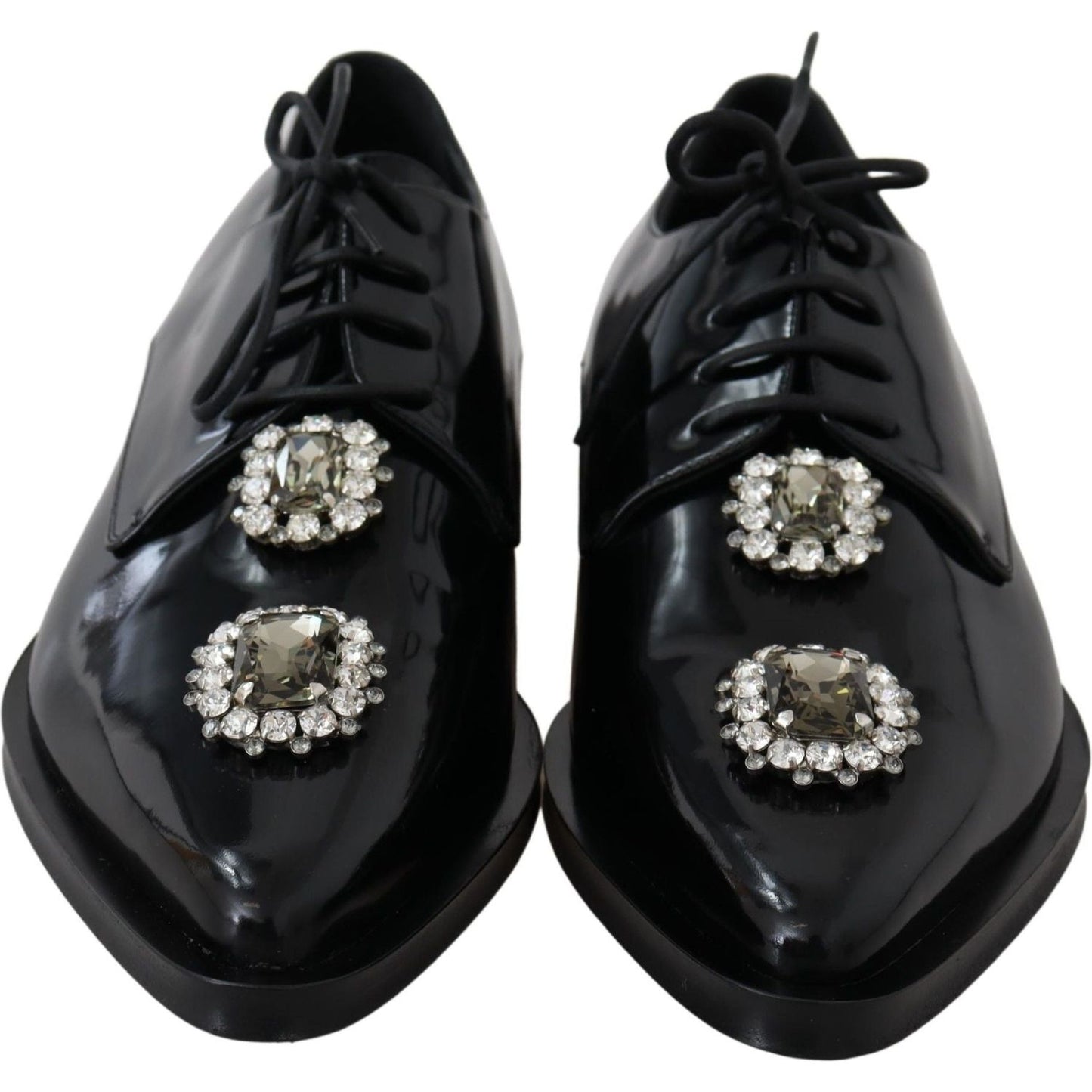 Crystal Embellished Derby Dress Shoes