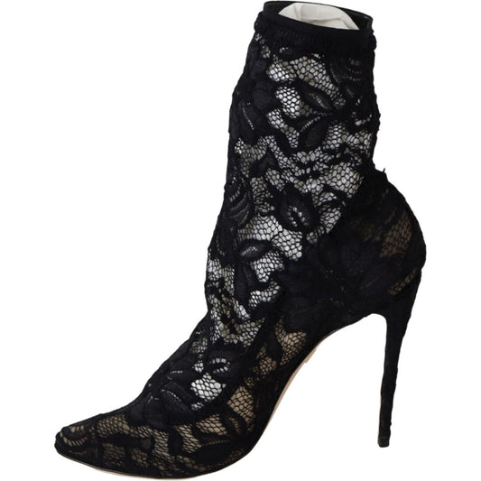 Black Lace Taormina Pumps Elegance Unleashed