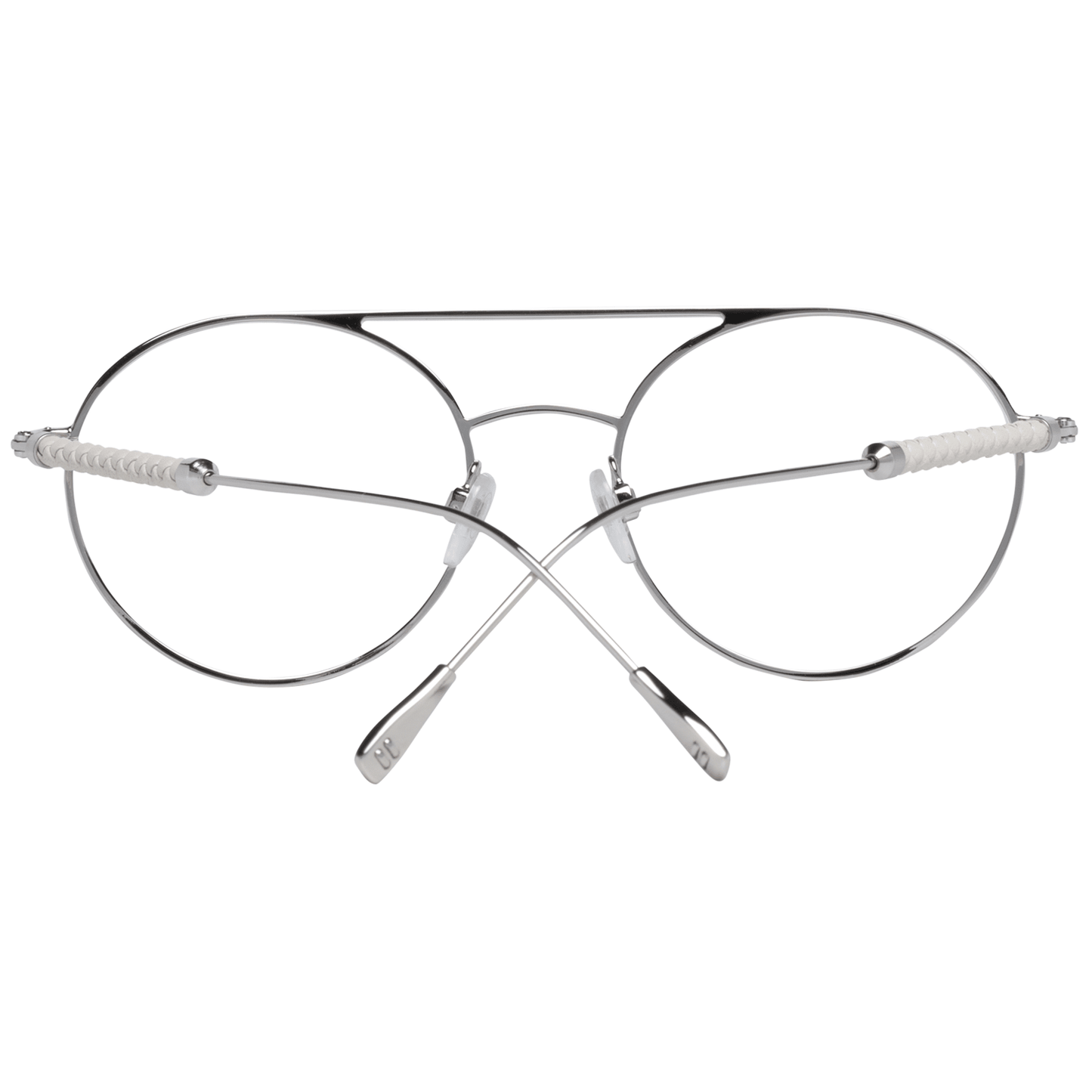 Tod's White Metal & Leather Glasses (Frames)