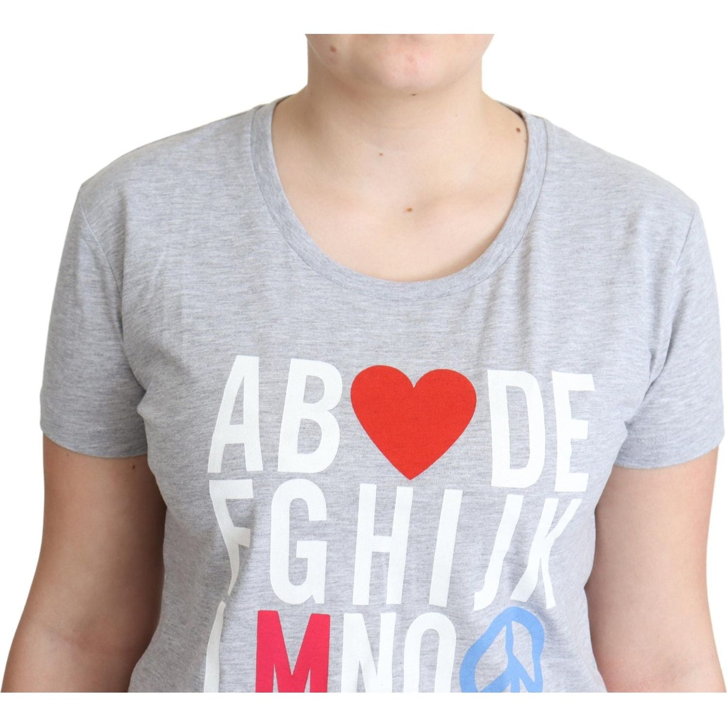 Elegant Alphabet Printed Cotton Tee