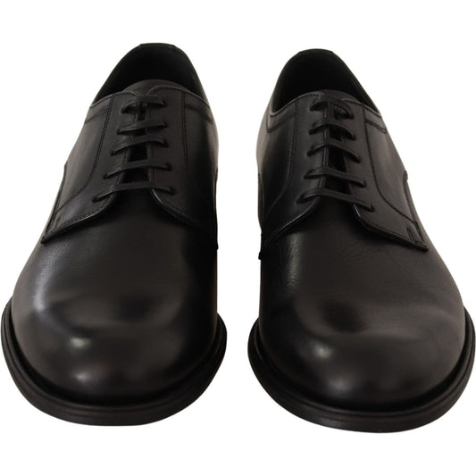 Elegant Black Derby Formal Shoes