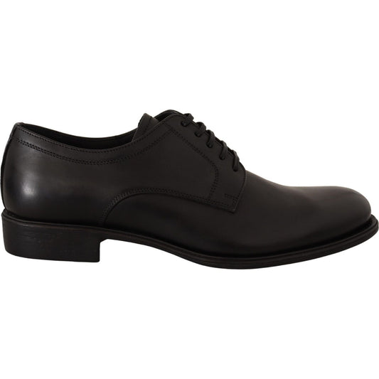 Elegant Black Derby Formal Shoes