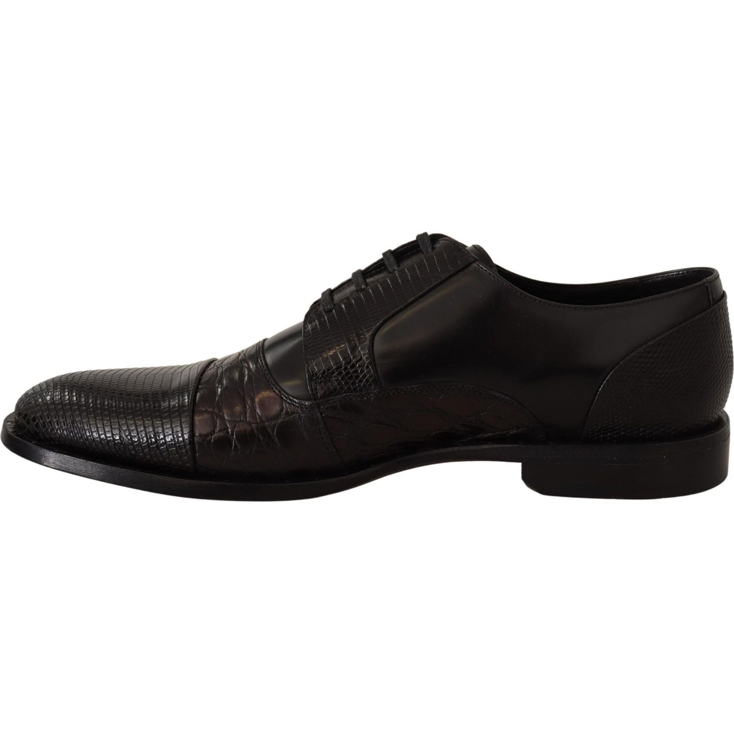 Elegant Black Derby Oxford Wingtips