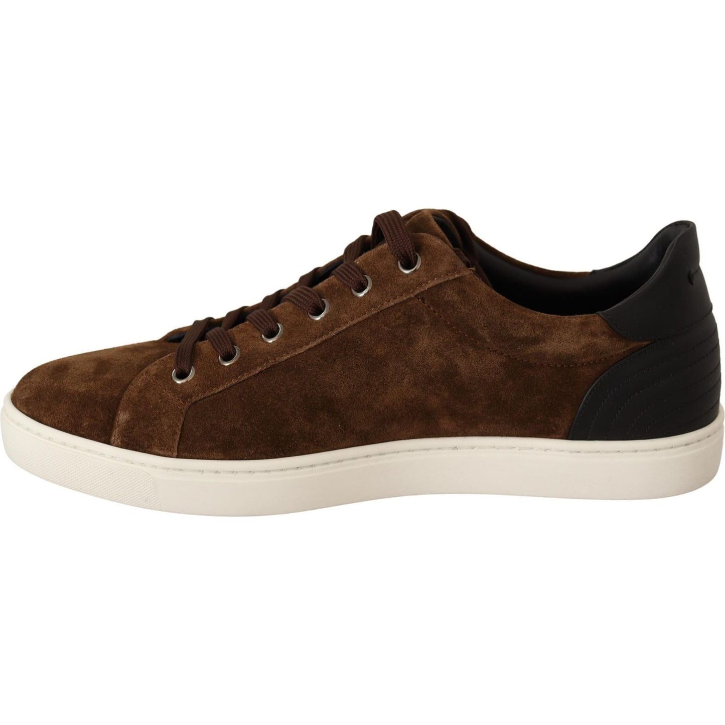 Elegant Leather Casual Sneakers in Brown