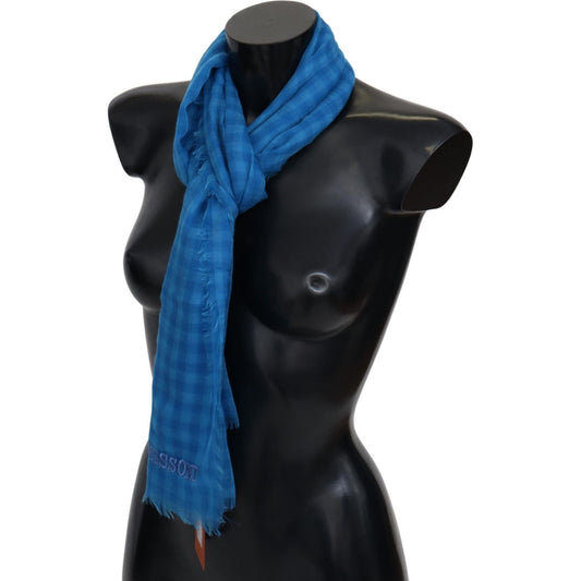 Chic Checkered Cashmere Scarf