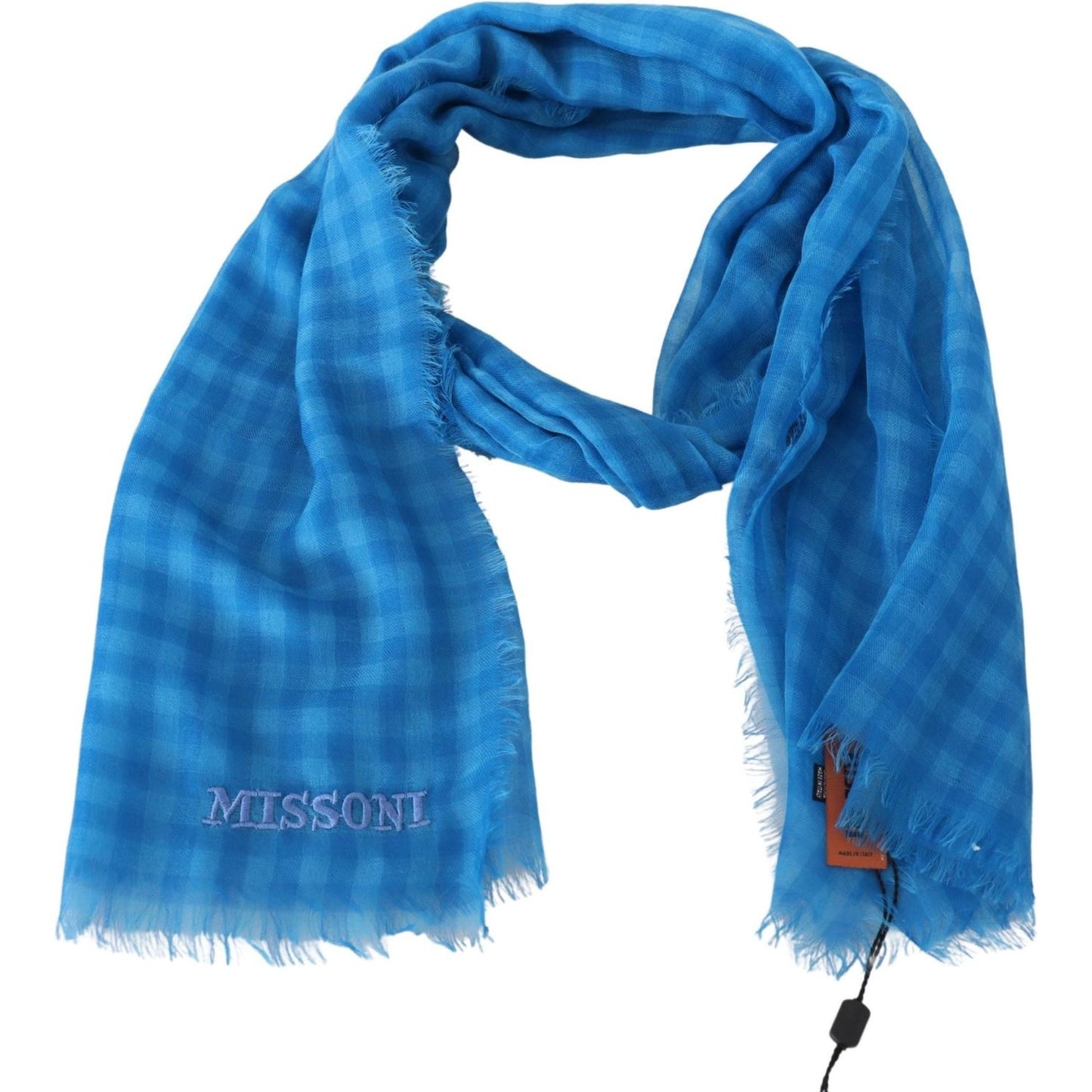 Chic Checkered Cashmere Scarf