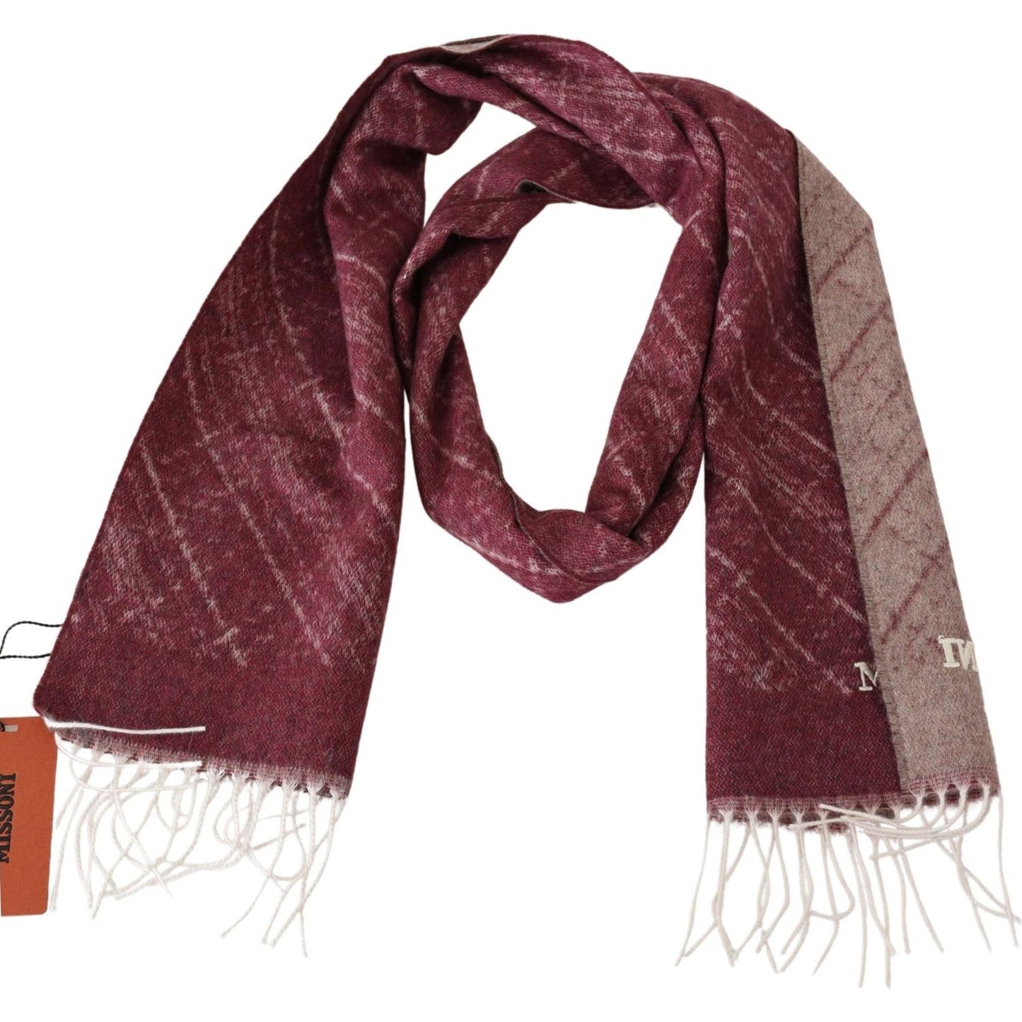 Elegant Cashmere Fringed Scarf